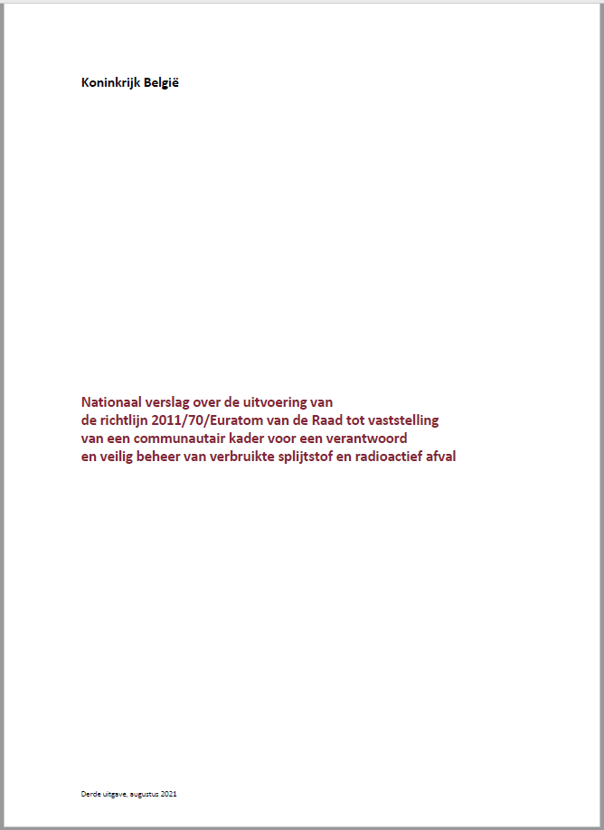 Nationaal verslag NIRAS (2021)