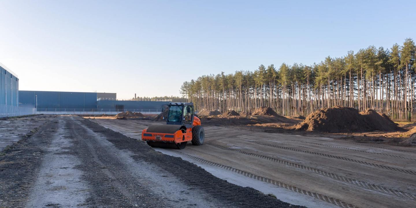 Gebouw voor vaten met risico op gelvorming